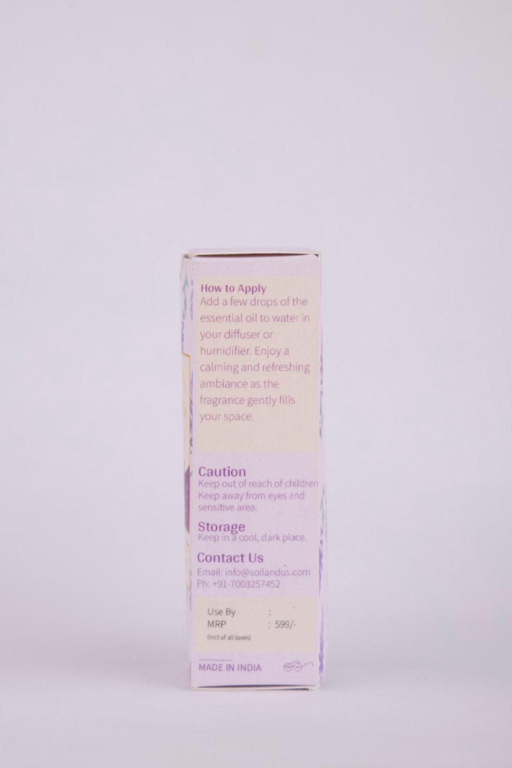 THE LAVENDER ESSENTIAL OIL