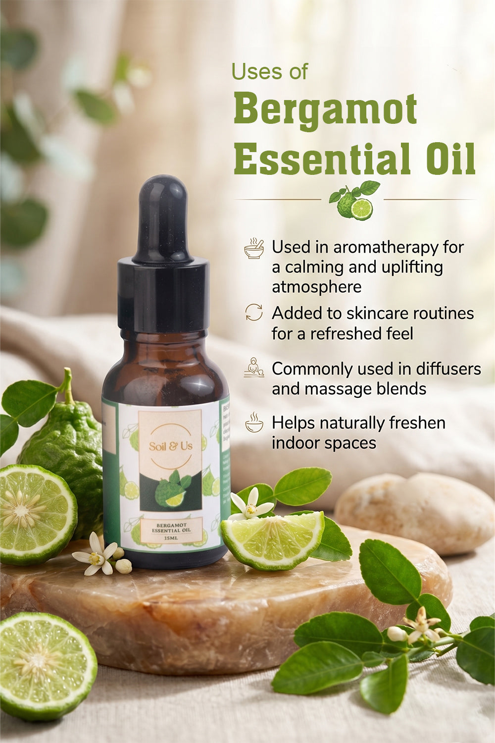 THE BERGAMOT ESSENTIAL OIL