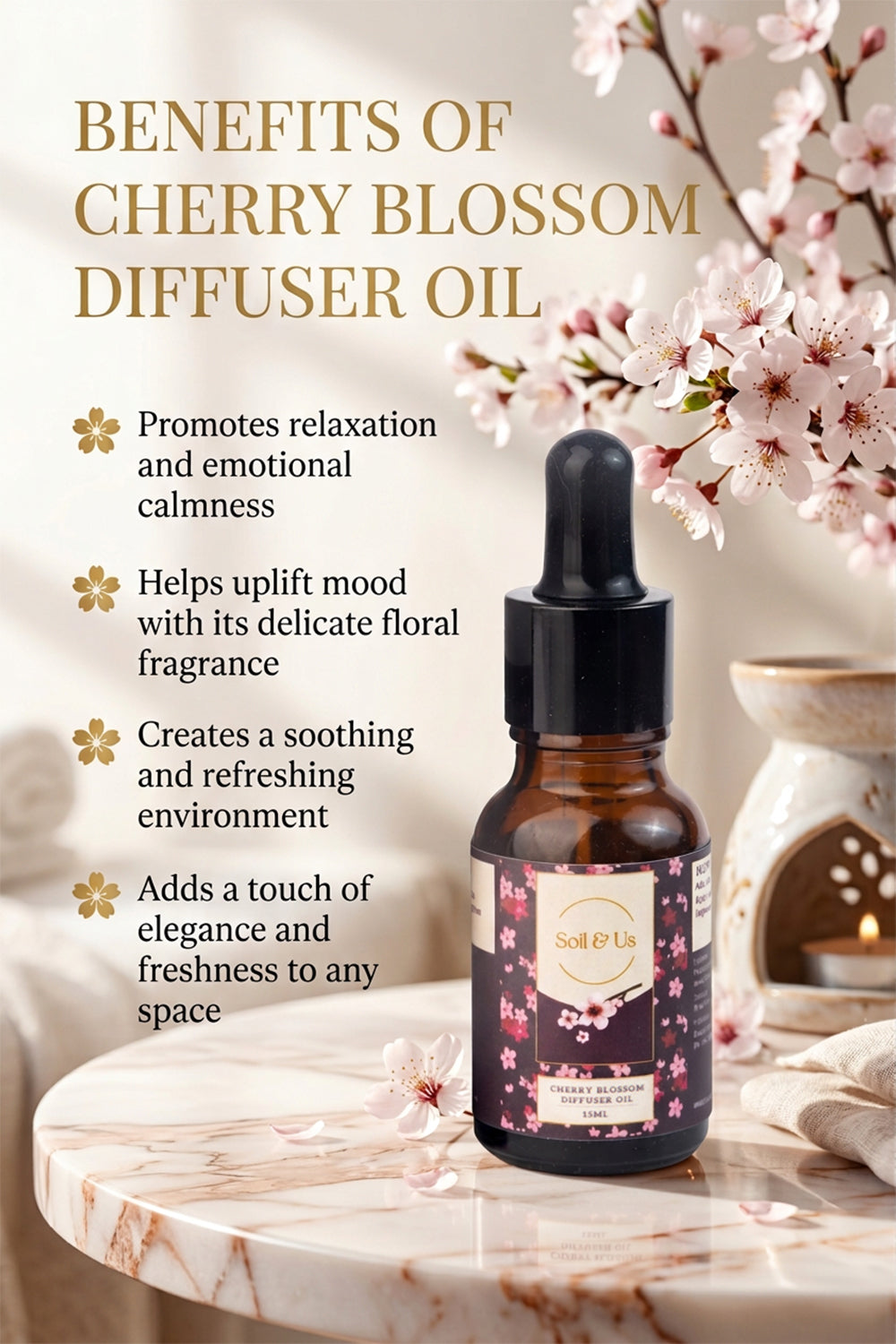CHERRY BLOSSOM DIFFUSER OIL