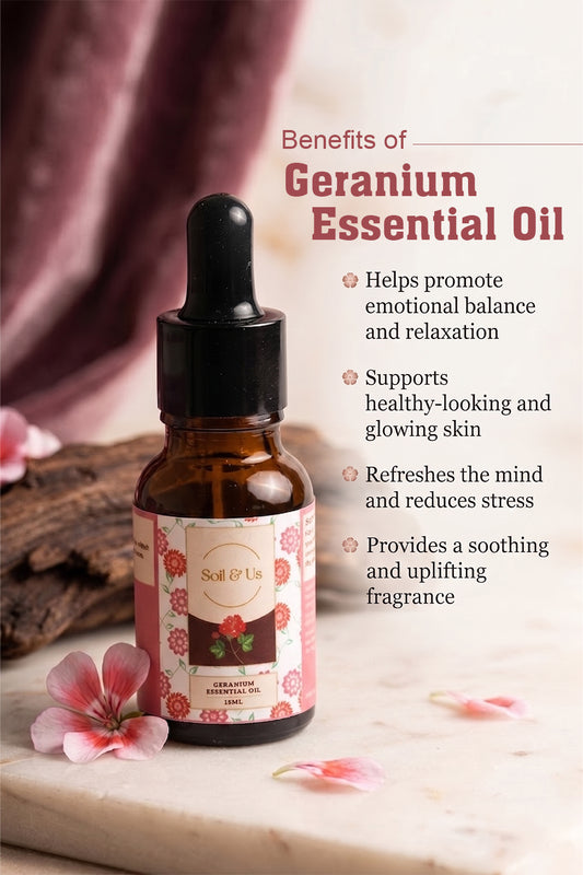 THE GERANIUM ESSENTIAL OIL