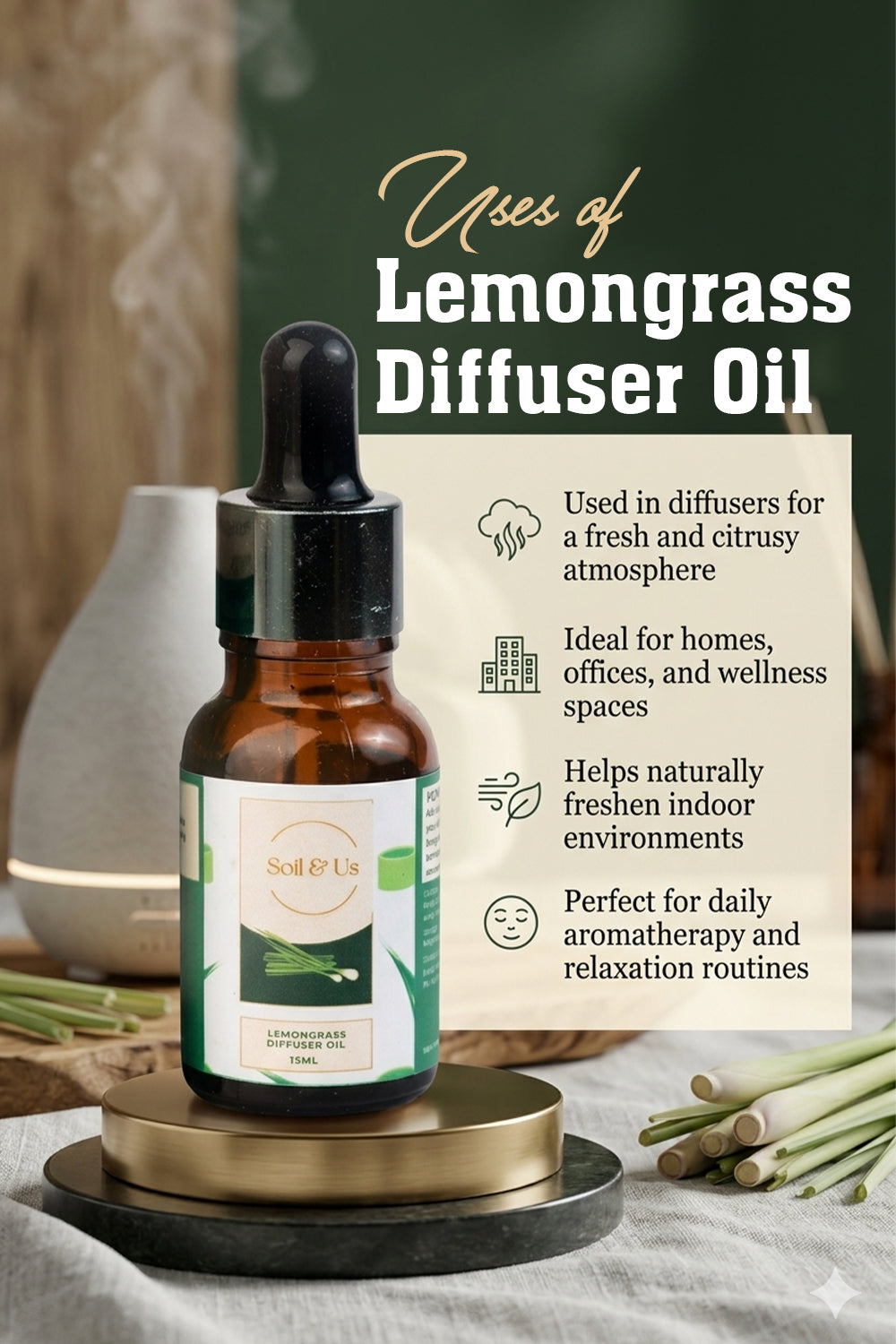 LEMONGRASS DIFFUSER OIL