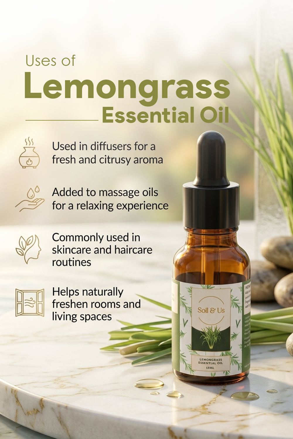 THE LEMONGRASS ESSENTIAL OIL