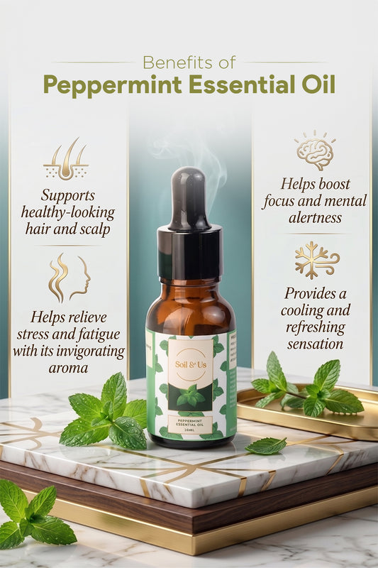 THE PEPPERMINT ESSENTIAL OIL