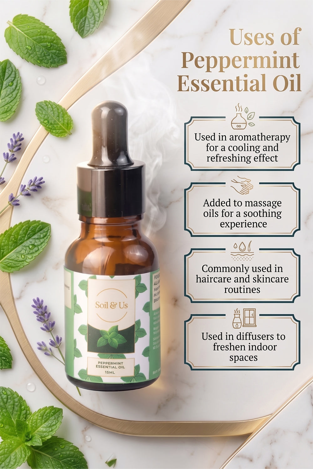 THE PEPPERMINT ESSENTIAL OIL