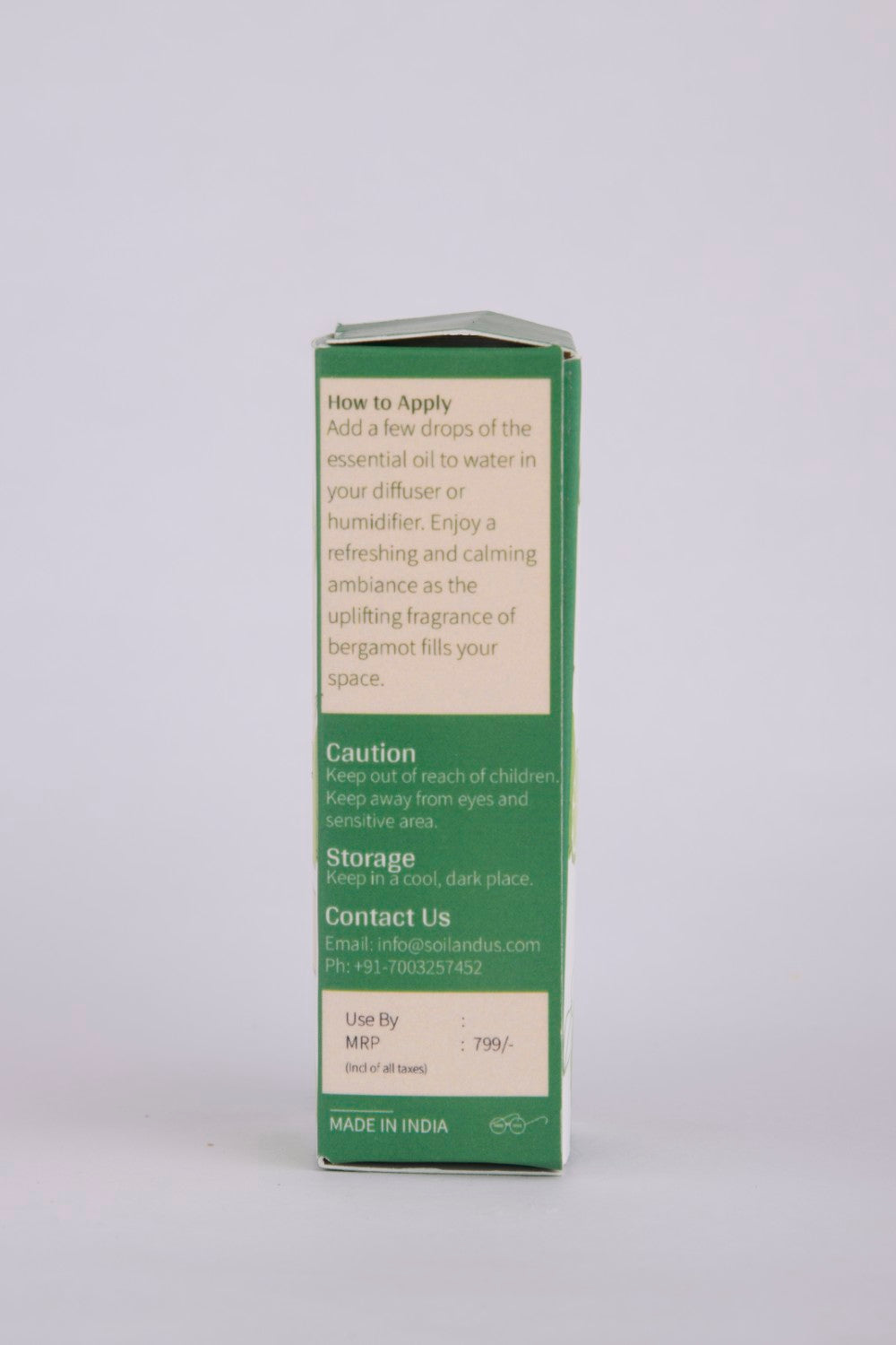 THE BERGAMOT ESSENTIAL OIL