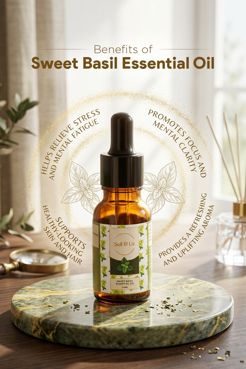 THE SWEET BASIL ESSENTIAL OIL
